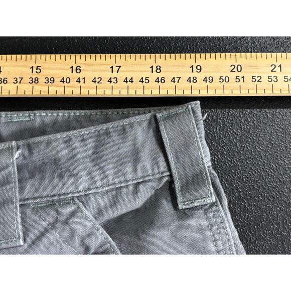 Carhartt Shorts Mens 40 Green B147 FAT Original Fit Carpenter Workwear Outdoor - Picture 4 of 7